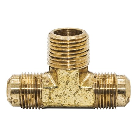 Thrifco Plumbing No. 45 3/8 Inch x 3/8 Inch Brass Flare MIP Tee 6945011